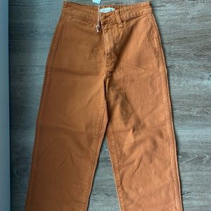 Rust Orange Madewell Jeans